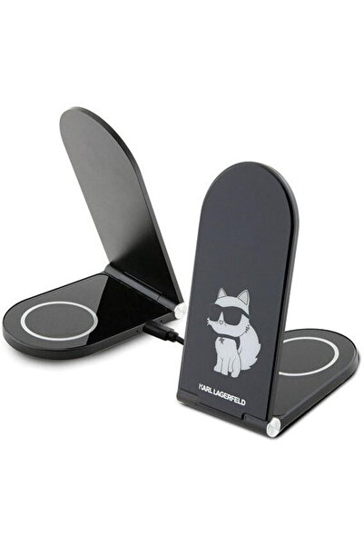 Karl Lagerfeld MagSafe 2in1 Choupette NFT 15W Negru