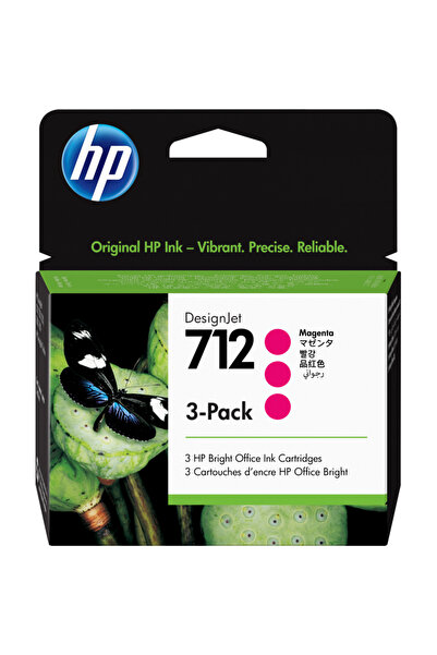 HP CARTUȘE DE CERNEALĂ MAGENTA 3ED78A, PACHET DE 3