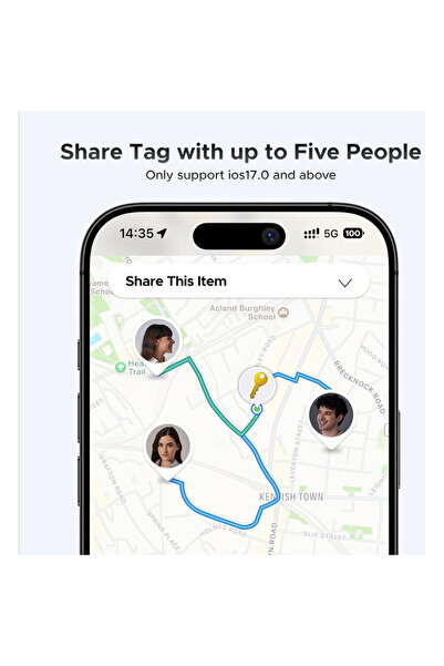 Ugreen Tracker, Bluetooth 5.0, Găsește-mi - CM816 (45297) - Gri