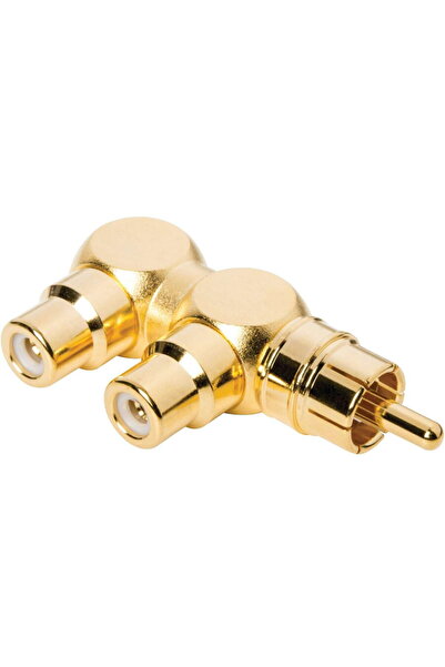 AudioQuest Splitter RCA tip Y, tata - 2x mama, M22F-HRD, placat cu aur