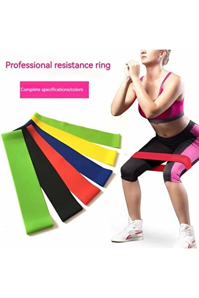 Choice 5pcs Latex Resistance Circle Mini Mini Fitness Stretch Band Stretch Ba...