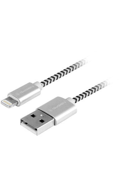 Gogen Cablu de incarcare si transfer de date , USB la Lightning, 2 metri, imp...