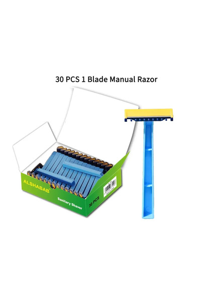 Choice 30 قطعة/صندوق ماكينة حلاقة للاستخدام مرة واحدة للنساء، ماكينة حلاقة يد...