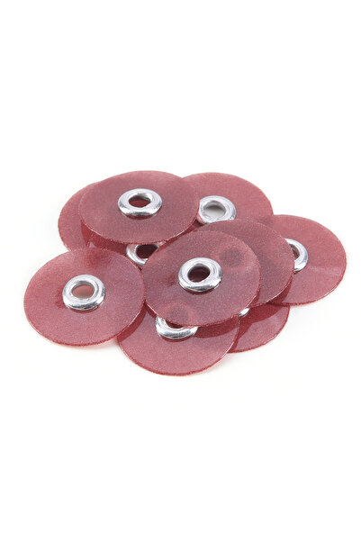 Choice6 أقراص تلميع خشنة 12.7 مم، 10 قطع، لتلميع الأسنان، مناسبة للمواد المرك...