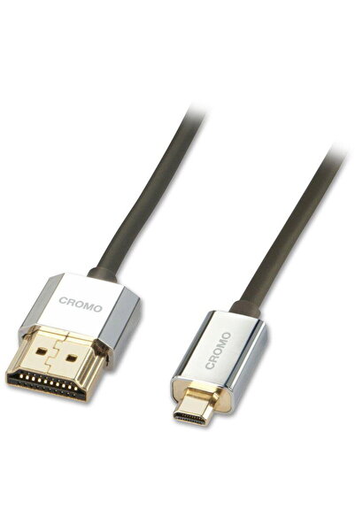 LİNDY Cablu HDMI - mHDMI Cromo Slim 2m