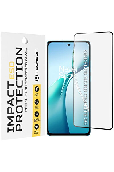 Techsuit Folie pentru OnePlus Nord CE4 Lite - ESD Glass - Black