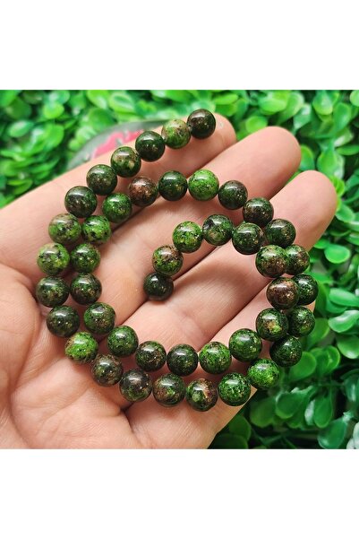 TAŞ UZMANI حجر كوارتز ملون من نوع أوناكيت كوري 8 ملم