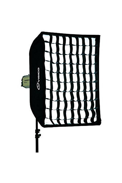 Visico Softbox EB-072 cu grid/ grila- 40x120cm cu deschidere si inchidere rapida
