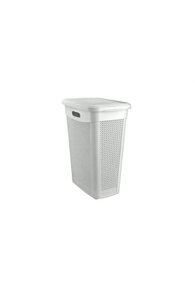 Rothoplast Vertical Laundry Basket, 50 Liters – Organization and Ventilation