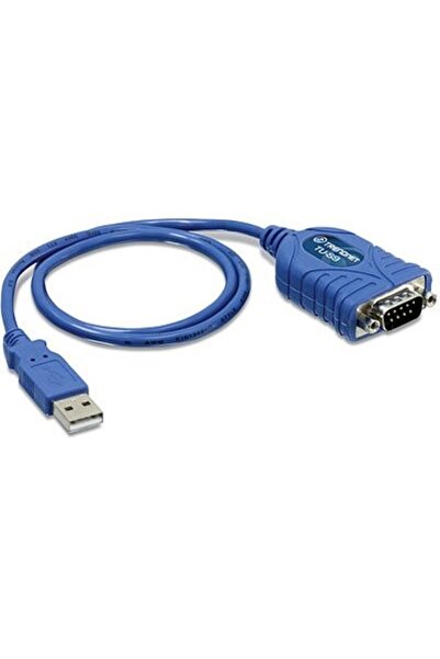 TRENDnet Adaptor Cablu USB to Serial Converter, 0.66 m, albastru