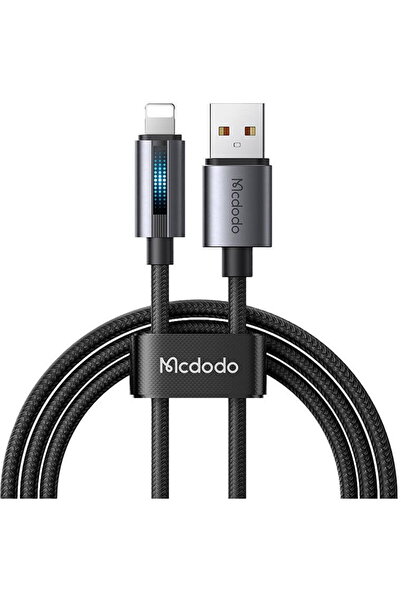 Mcdodo USB-A to Lightning Cable CA-5660 With Breathing Light 1.2m (black)