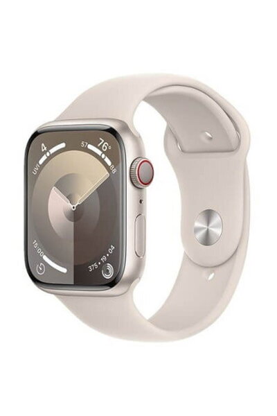 Apple Carcasă din aluminiu Starlight de 45 mm cu GPS și curea sport, mărimea ...
