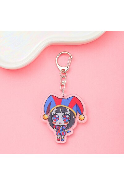 Choice 5 cm 3 1/7Pcs Cartoon The Amazing Digital Circus Acrylic Keychain Acce...