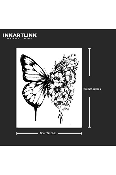 Choice 892-0810M وشم مؤقت على شكل فراشة، يدوم حتى 15 يومًا، تقنية جديدة سحرية...