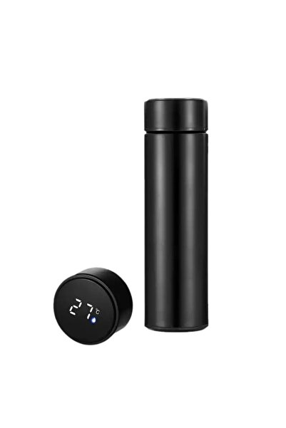 Primo Plus Stainless steel vacuum thermal bottle with smart LED display that ...