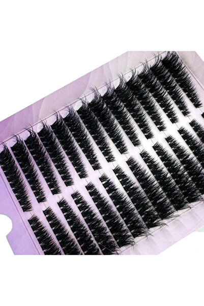 Choice12 مجموعة رموش كثيفة من 14 صفًا (80D) - 50D-100D (يسار/يمين)