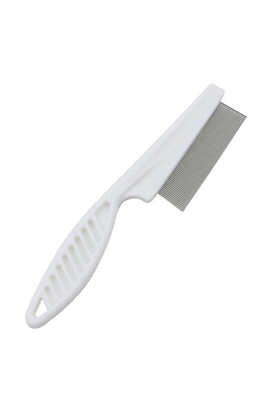 Choice مشط أبيض قطعة واحدة لإزالة القشرة والقمل وبيض القمل الكثيف، لتمشيط الش...