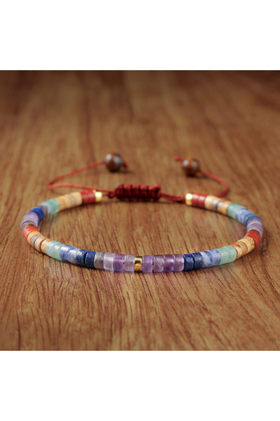 Choice L1921-caise-chakra Real natural stone bracelet women men trendy beaded...