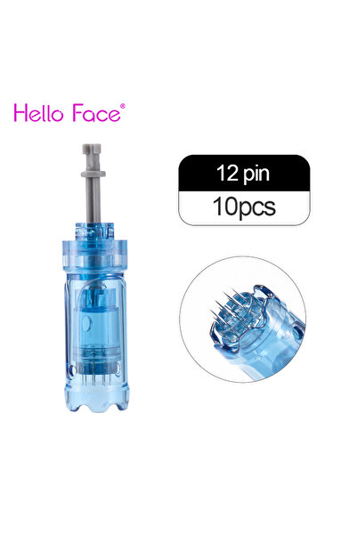 Choice ١٠ قطع من إبرة خرطوشة قلم دكتور بن M8S ذات ١٢ دبوسًا، بديلة لخرطوشة نا...