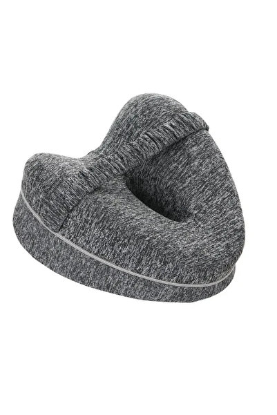 Choice3 Grey Memory Cotton Leg Pillow Hollow Heart Pregnancy Side Sleeper Sci...