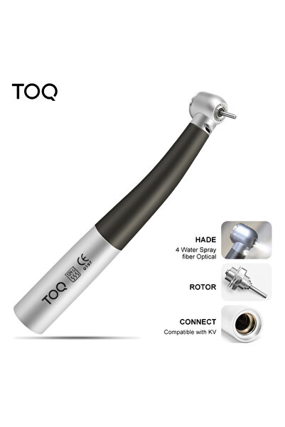 Choice 2 قطعة يدوية لطبيب أسنان بستة ثقوب مزودة بألياف بصرية وإضاءة LED عالية...