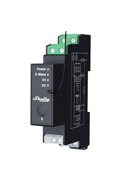 Shelly Releu И™inДѓ DIN cu 2 canale cu mДѓsurare a energiei Qubino Pro 2PM