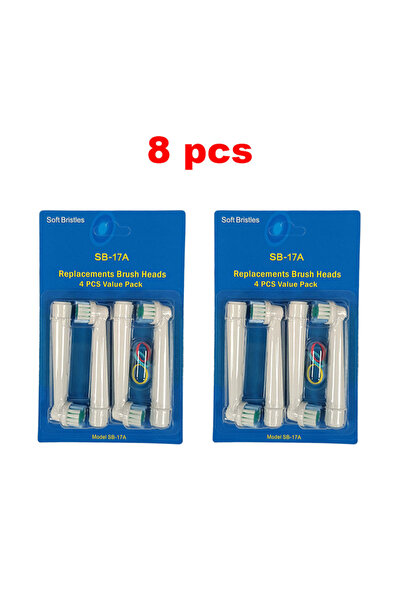 Choice4 8 pcs 4 PCS /set Electric Toothbrush Replaceable Head Tooth Brush Hea...