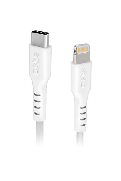 SBS Cablu Lightning TECABLELIGTC2W USB-C 2 m - Alb