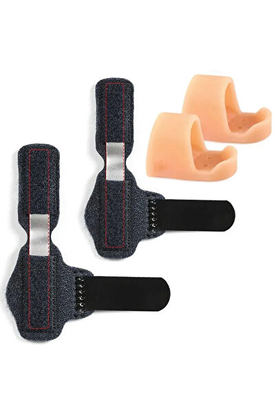 Choice3 مقوّم أصابع القدم للاستخدام اليومي والليلي من بلاك إكس سكين، مصحح إصب...