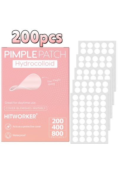 Choice 200pcs HITWORKER 800-Piece Acne Patches | Hydrocolloid Round Acne Patc...