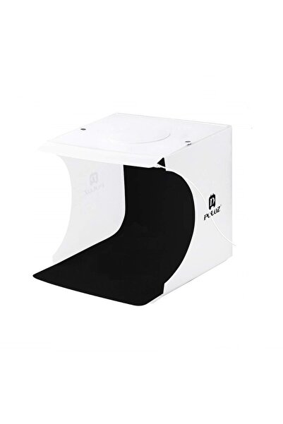 PULUZ Mini studio foto LED 20cm cu 20 LED-uri si 6 fundaluri