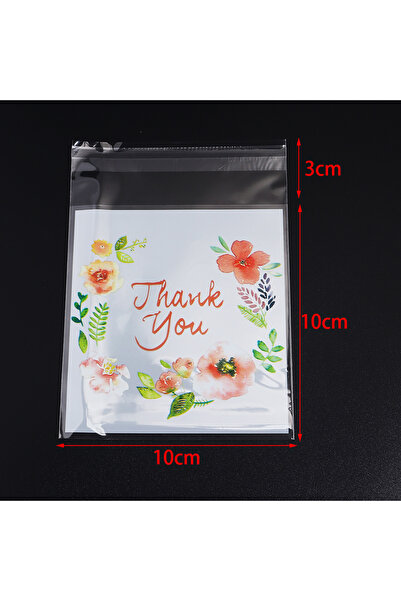 Choice أكياس بلاستيكية شفافة ذاتية اللصق مقاس 10×10 سم، 100 قطعة/عبوة، من ماد...