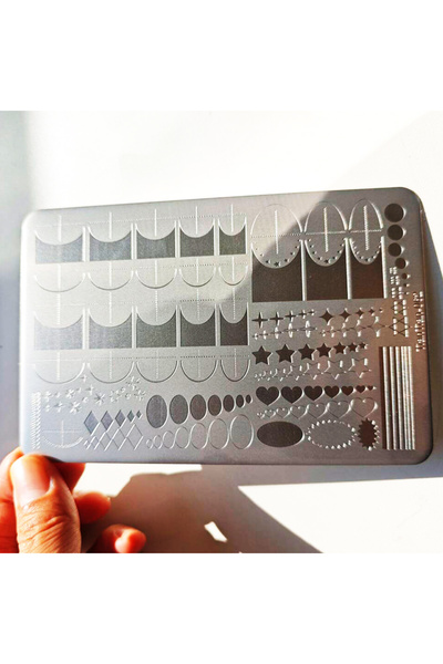 Choice قوالب ختم أظافر بشخصيات كرتونية TT-62، استنسل طباعة فولاذي لعيد الميلا...