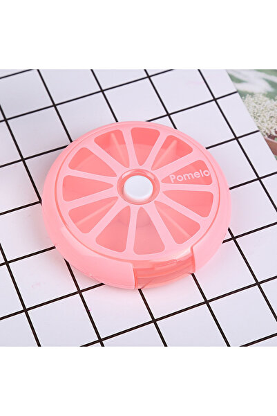 choice2 علبة حبوب محمولة وردية اللون تدوم 7 أيام - علبة حبوب أسبوعية صغيرة ال...