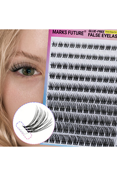 Choice مجموعة رموش لاصقة متنوعة، 120 قطعة من مجموعات الرموش اللاصقة، 8-16 مم،...