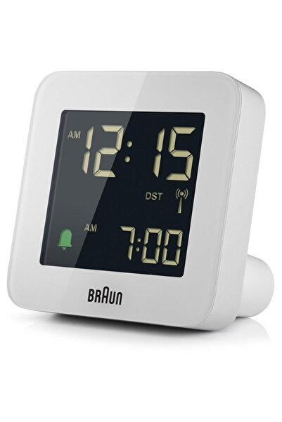 Braun BC 09 W-DCF white Radio Controlled Alarm Clock