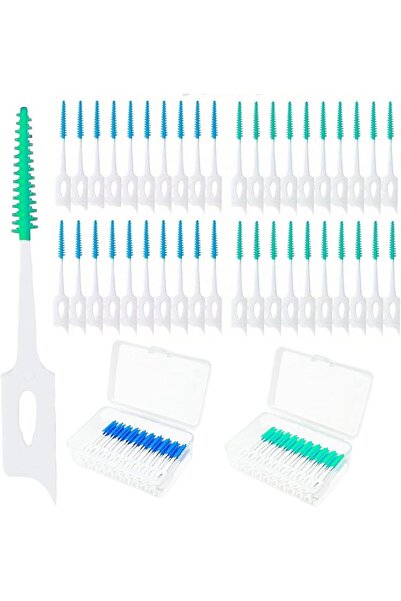 Choice1 160 قطعة ألوان متنوعة، 160/200 قطعة فرشاة أسنان بين الأسنان ثنائية ال...