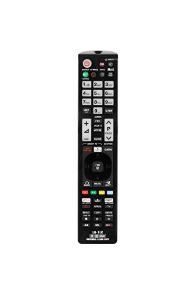 Generic UNIVERSAL REMOTE CONTROL LED TV LG, Black