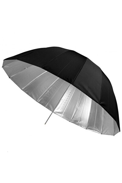 Generic Parabolic studio umbrella deep reflection silver - black 180cm - 16 s...