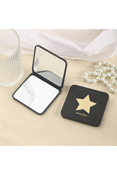 Choice A033-2 Black Star Mini makeup mirror, portable small mirror for girls,...