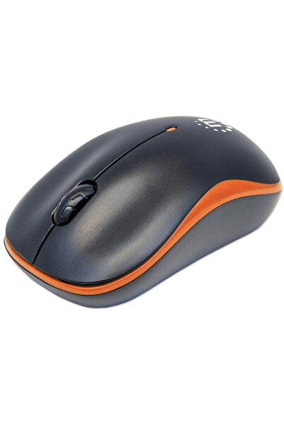 MANHATTAN Maus Wireless, Optic, 1000dpi, Negru/Portocaliu
