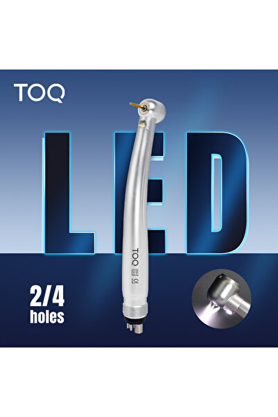 Choice1 قبضة أسنان عالية السرعة بأربعة ثقوب مزودة بإضاءة LED، رؤوس طبيب أسنان...