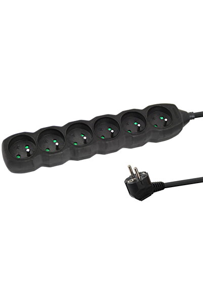 ESPERANZA 6 SOCKETS 1.5M BLACK