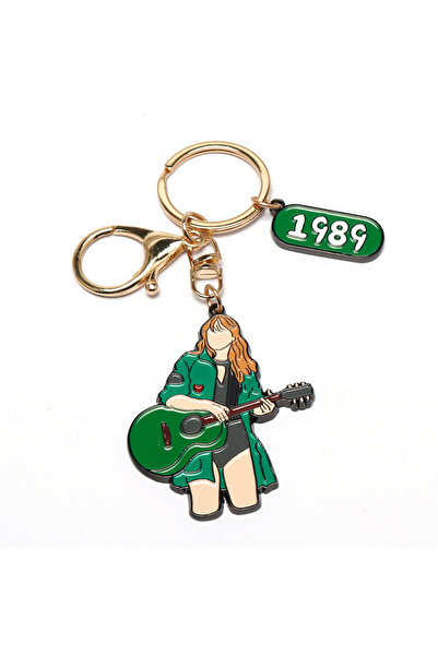 Choice 2 Star Singer Pendant Keychain Taylor 1989 Fans Collect Guitar Pendant...