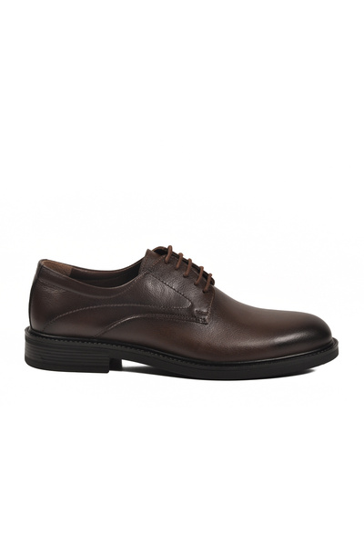 AYAKMOD Pantofi casual maro din piele naturală pentru bărbați 623 M