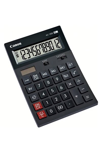 Canon AS-1200 desktop calculator BE4599B001AA (includes green stamp 0.01 Lei)