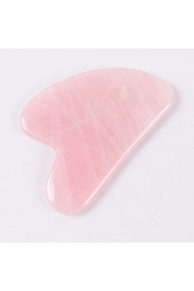 Choice أداة غوا شا للعناية بالوجه، بكرة تدليك، مصنوعة من الكوارتز الوردي الطب...