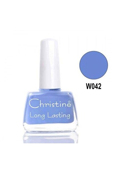 Christine Long Lasting Nail Polish 42 Blue - 12ml
