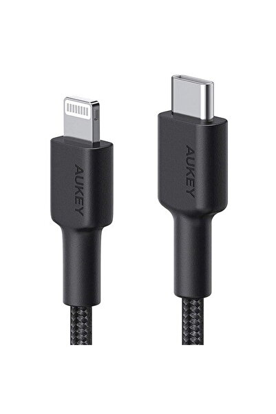 AUKEY CB-CL03 USB-C LIGHTNING 2m Negru