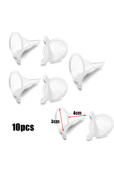 Choice 10pcs 10 precision mini funnels for lab bottles, essential oils, perfu...